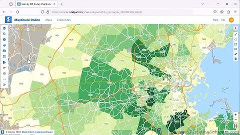 Mapping Your Business Data Online With GIS SaaS | Maptitude