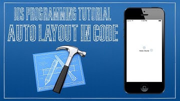 iOS 7 Tutorial 8 - How to Use Auto Layout With Code