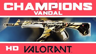 Champions Vandal VALORANT SKIN | New Champions 2021 Skins Showcase