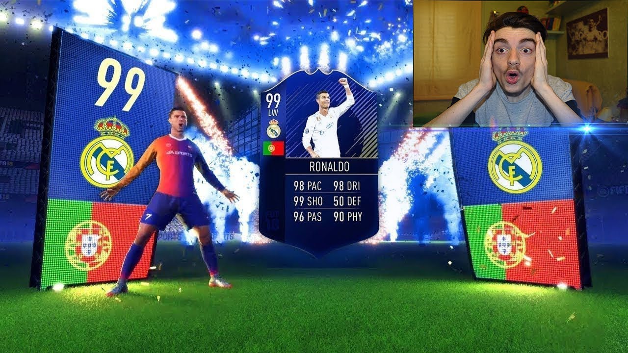 *PRIMO IN ITALIA* CRISTIANO RONALDO TOTY 99 IN A PACK ...