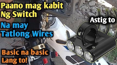 Paano magkabit ng switch na may tatlong terminal, Switch na umiilaw/Astig to ahh /.Basic lang