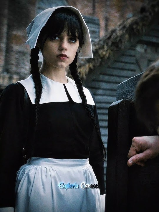 Wednesday Addams Saving Eugene |  Wednesday Addams fight | Song - Bloody Mary | #edit #wednesday