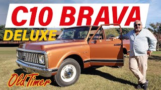 BRAVA POR FUERA Y POR DENTRO Pick Up Chevrolet C10 Deluxe 1972 Brava Color Cobre Azteca  Oldtimer