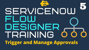 #5 How to trigger approvals in ServiceNow with Flow Designer | ServiceNow Flow Designer Training