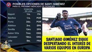BOMBA Atlético de Madrid RECONOCE calidad de Santiago Giménez. ¿Le gusta al Cholo? | Futbol Picante