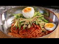 Bibim-guksu (Spicy mixed noodles:비빔국수)
