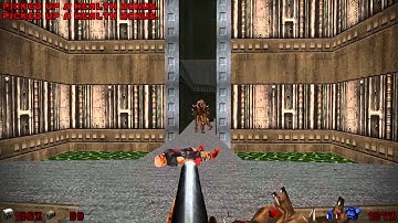 Doom Ultimate (jDoom) 100% walkthrough - Level E1M6 all secrets (HD)