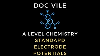 Standard Electrode Potentials | A Level Chemistry | Dr James Vile