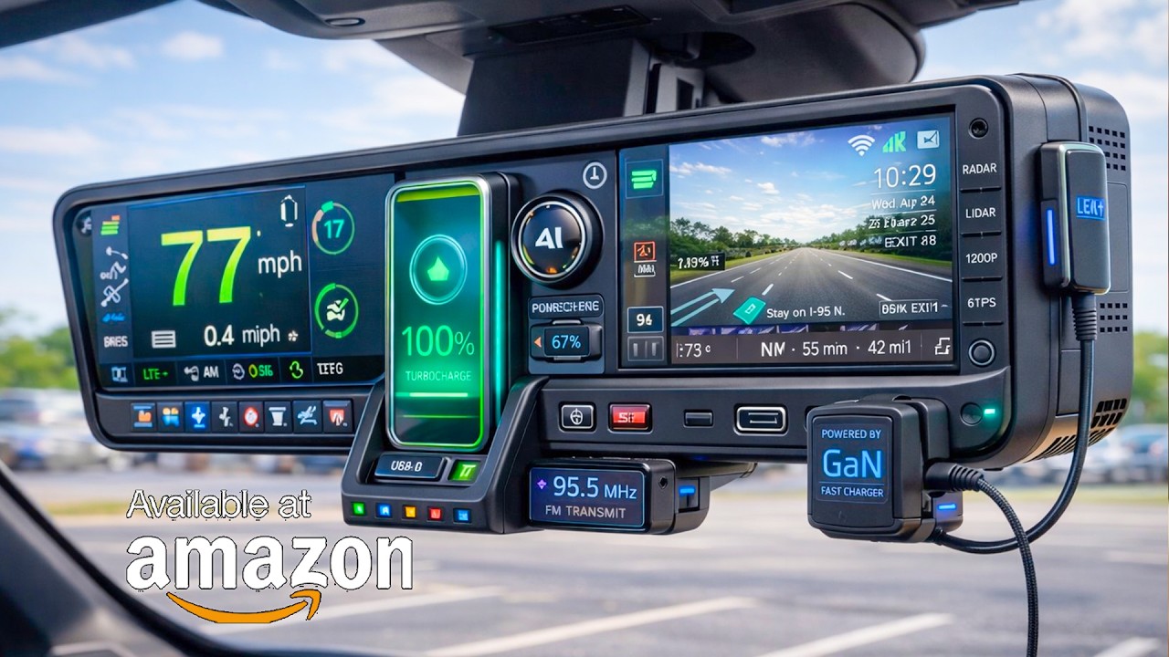 20 Coolest Car Gadgets On Amazon Under $50 - YouTube