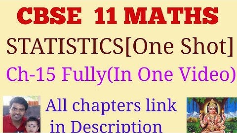 class 11 maths | statistics in one shot | 11th maths chapter 15 fully in one shot| 11 maths in tamil