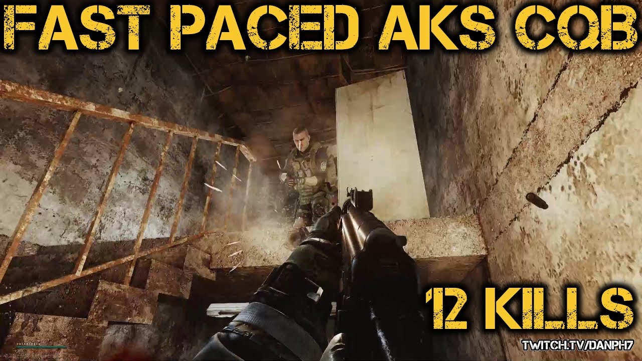 Escape From Tarkov Fast Paced AKS CQB Factory Run 12 Kills YouTube