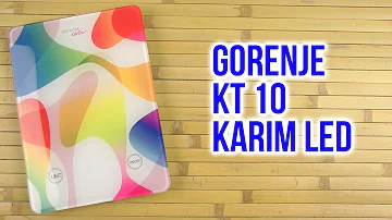 Распаковка GORENJE KT 10 KARIM LED