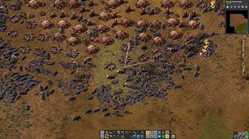 Factorio Alien Mega base destroyed