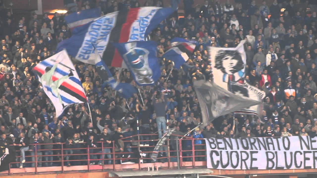 Sampdoria - Hellas Verona Coppa Italia 2013 / 2014 Ultras Tito - YouTube