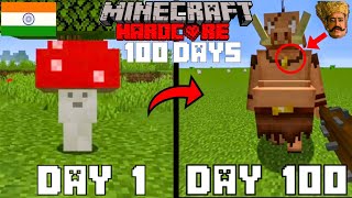 I Survived 100 Days as a shapeshifter in Hardcore Minecraft in Hindi #minecraft  #ujjwal