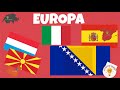 Adivina el País de la Bandera EUROPEA 🤓📚 | Test Geografía | Quiz Cultura general | ¿CUÁNTO SABES?