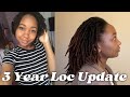 LOC TALK #33 | 3 YEAR LOC UPDATE | New Growth, Buildup + Thinning Locs???