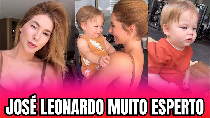 VIRGÍNIA MOSTRA JOSÉ LEONARDO ESTÁ MUITO ESPERTO 
