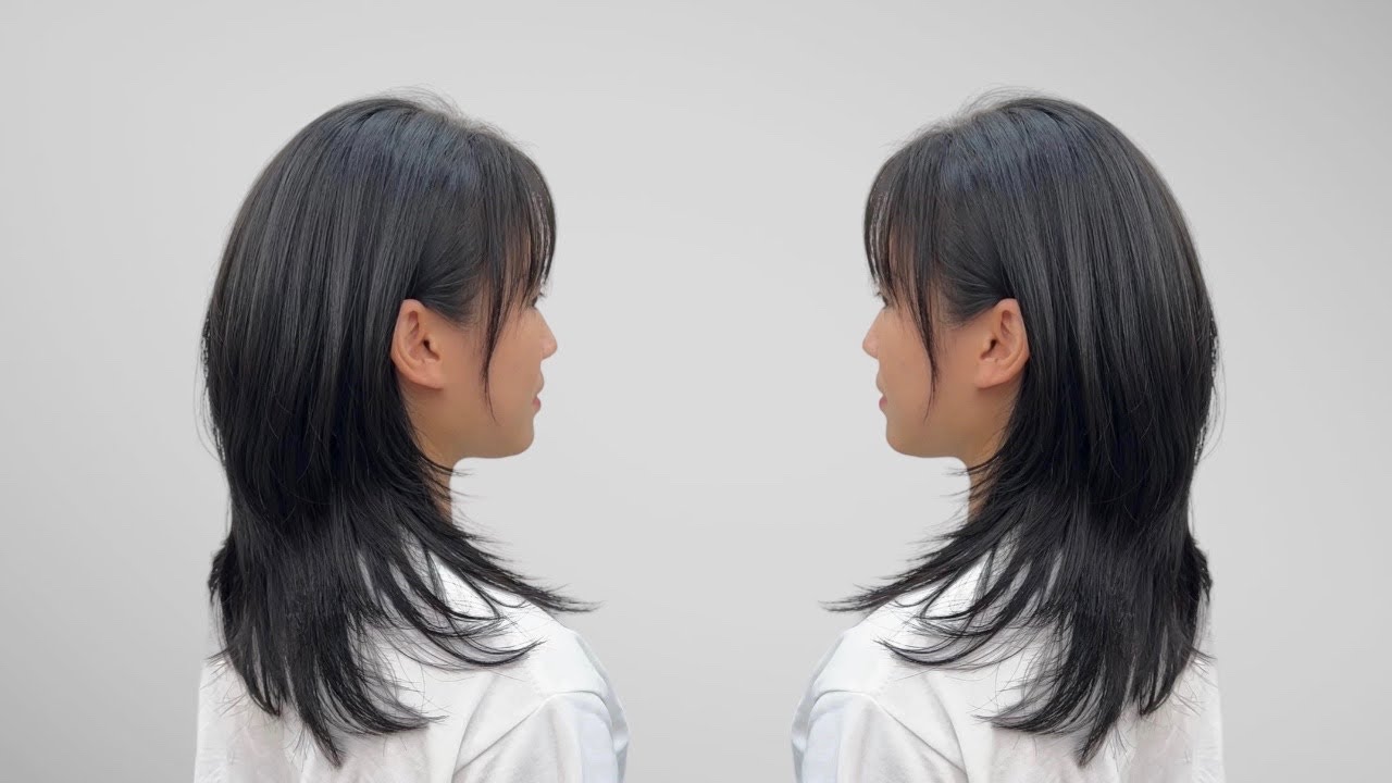 Dang Hieu.Long layer Hush cut - Hướng dẫn cắt tóc dài cho Nữ gương mặt ...