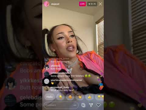 Doja Cat  nip slip and speaks on OnlyFans and real Boobs?!?!?