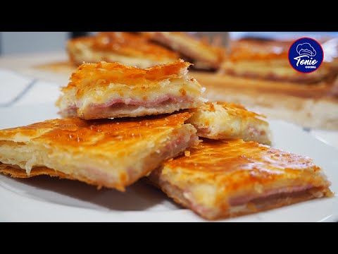 Video: Cómo Hacer Sobres De Hojaldre De Jamón Y Queso