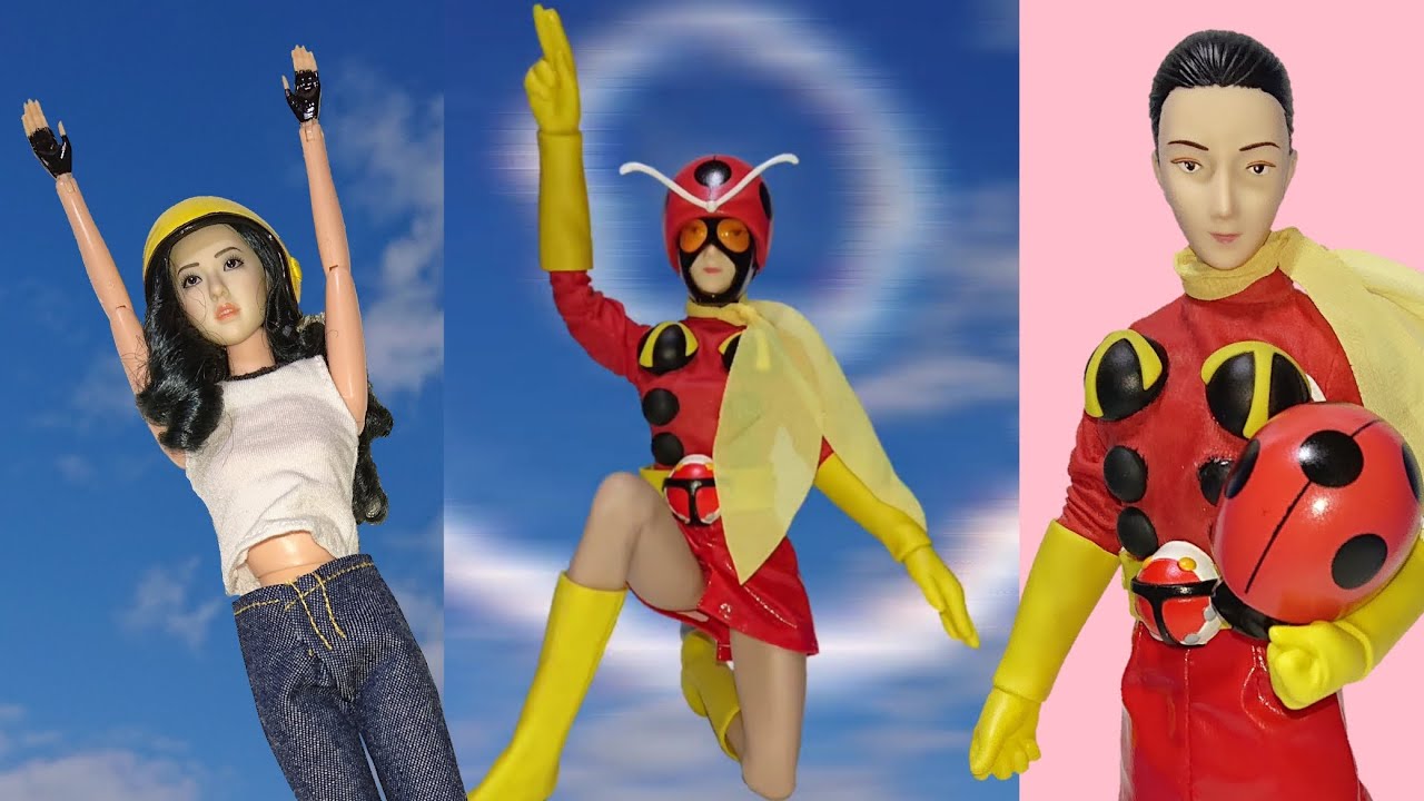 メディコムトイ・RAH電波人間タックルと岬ユリ子 - YouTube