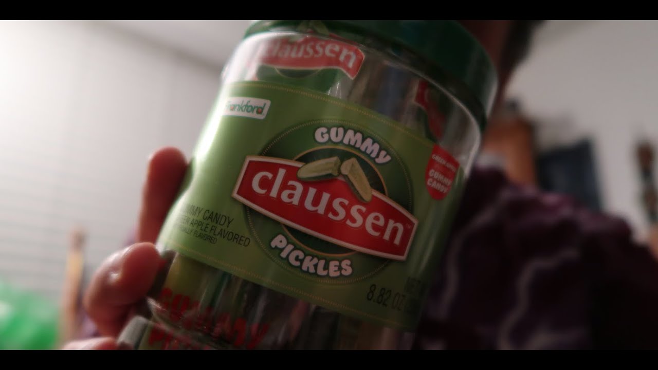 Claussen Gummy Pickles Candy Review & Taste 2024 YouTube