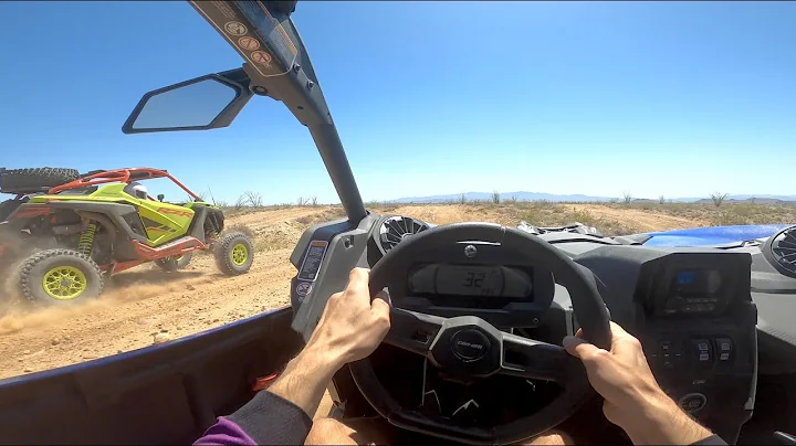 2021 Can Am X3 Max RS Turbo RR - Chasing a RZR Pro R On A Private Track