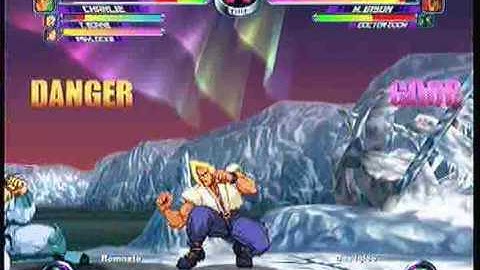 MvC2 Online (360): Brett (Cha/Psy/Tron) vs Das igloo (Ken/Bison/Doom) 25 .:11.18.09:.