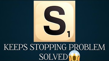 Solve "Scrabble GO" Keeps Stopping problem || SR27SOLUTIONS
