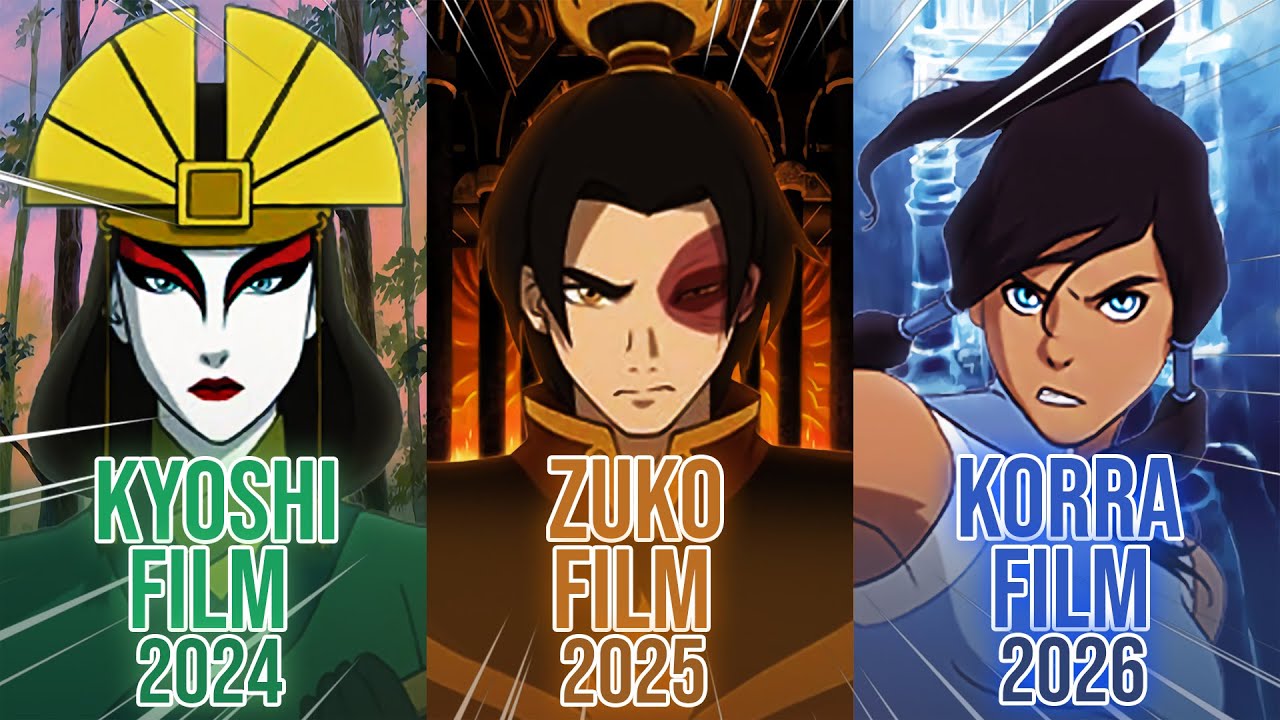 Avatar Der Herr Der Elemente Zuko Und Katara RELEASE DATEN VERÖFFENTLICHT! Kyoshi, Zuko & Korra Animations-Film