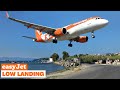 Easyjet Airbus A320 [BERLIN] Low Landing &amp; Takeoff at Skiathos Airport | Q400 and 737 MAX 8 [4K]