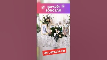 rạp cưới màu xanh #rạp_đám_cưới ❤️❤️