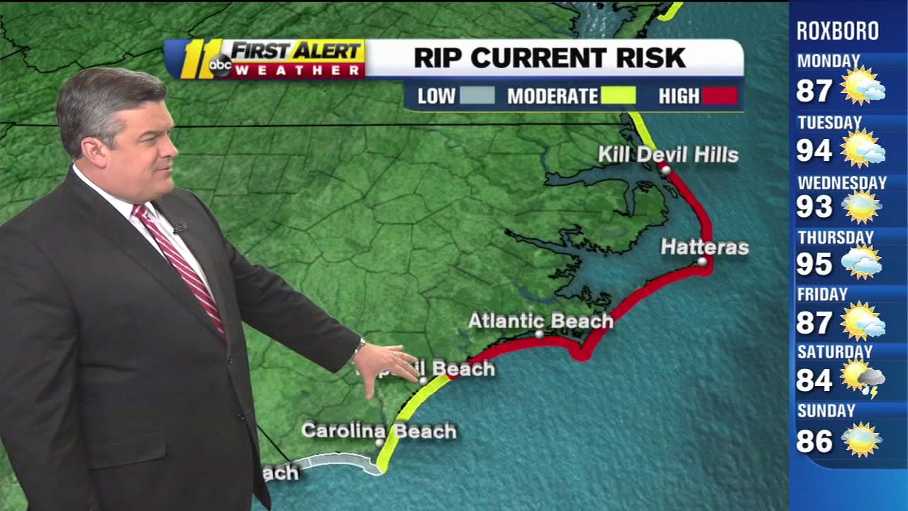 Rip current risk 'high' at North Carolina beaches for Memorial Day ...