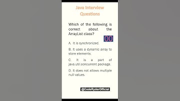 Java Interview Questions - 14 (ArrayList)