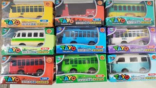 Unboxing mobil mainan bus tayo, tayo the little bus, lani, rogi, gani, cito dan teman-temannya