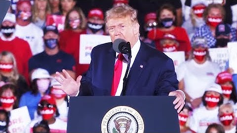 Trump Vows to "Lock Up the Bidens" at Perverse Rally