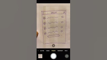 How to automatically turn hand drawn sketches into digital wireframes