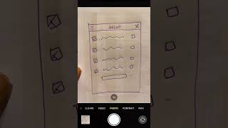 How to automatically turn hand drawn sketches into digital wireframes screenshot 1