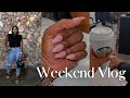 Weekend Vlog: New nails, first keratin hair treatment, dinner with friends, grocery haul &amp; more