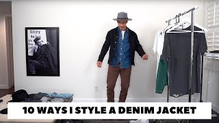 10 Ways I Style a Black Denim Jacket | Outfit Inspiration