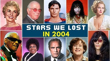 In Memoriam - Sterren die we in 2004 verloren🕊️