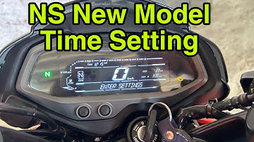 Pulsar NS 125 new model time setting, Pulsar NS 125 bs6 new model obd digital metre time setting