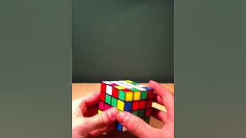 4x4 Rubik cube tutorial part 1