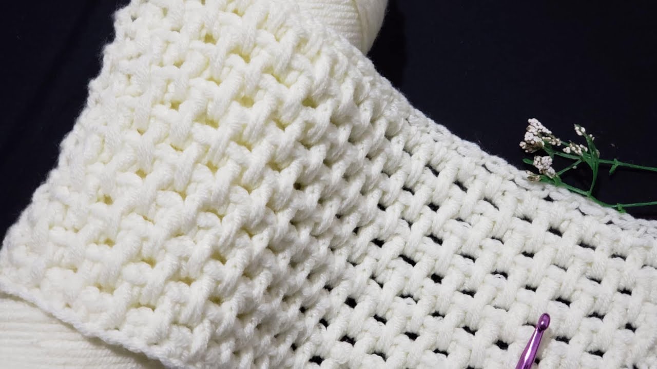 Patrón de punto tejido a crochet, fácil y rápido de realizar lindas prendas