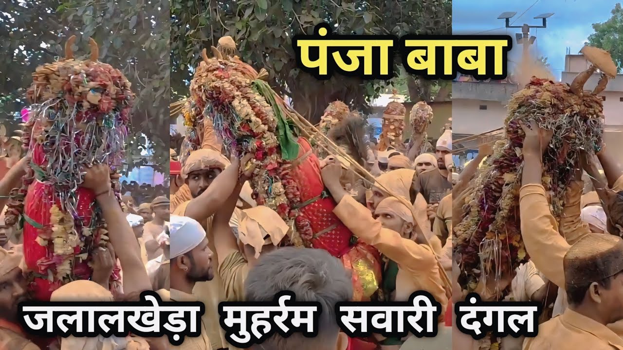 Jalalkheda muharram sawari || 10 tarikh dangal || panja baba