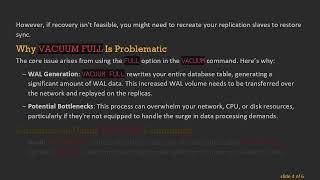 Famous Understanding Postgres VACUUM Issues with Async Replication Profile