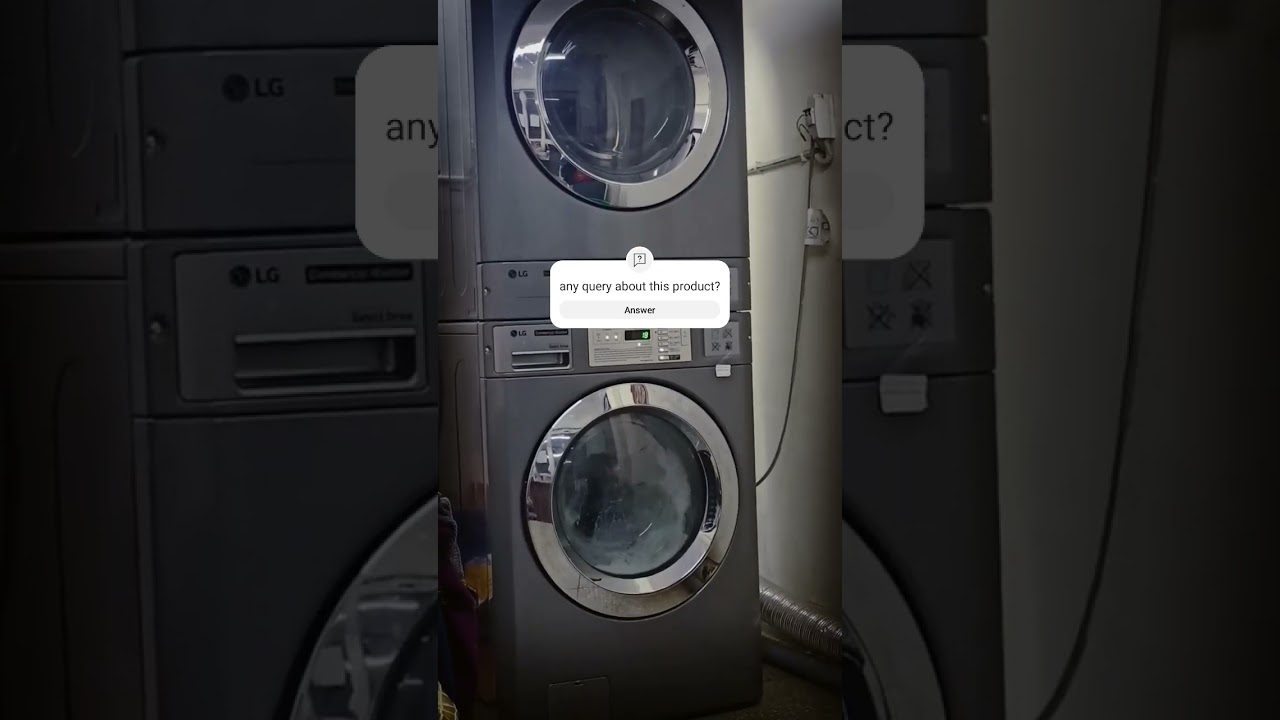 laundry commercial washer and dryer machine LG 15kg ✨