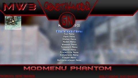 Mod Menu | Phantom | Mw3