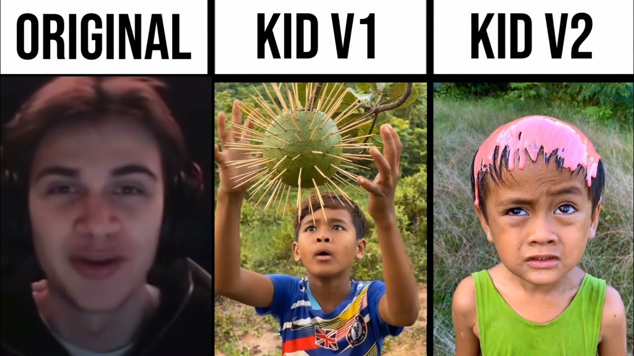 Oi oi a oi Eye Eye vs Ay oi oi ui ui vs Mmm ui aa / Original vs Kid V1 vs Kid V2 / Oi oi a vs Boys